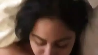 Big boob Bangali girl gives a boobjob to her lover