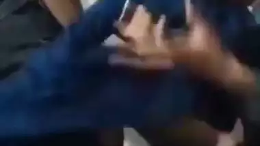 Village girl’s first blowjob MMS with her horny cousin