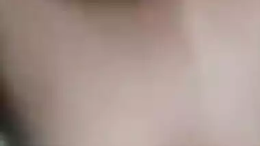 Inventive Indian slut during solo sex in bathroom uses tube as XXX toy