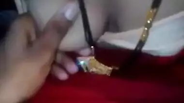 Village wife Lalita fucking with hubby and she self rubbing her tits