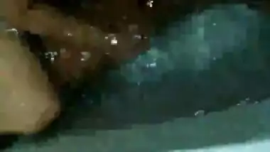 Desi girl sharing in bathtub