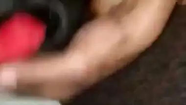 Sexy, big boob GF gives an Indian blowjob in bed