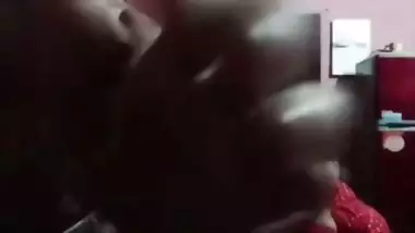 Girlfriend boob press hard and romantic foreplay