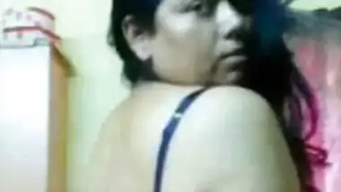 Busty marathi aunty big boobs selfie video
