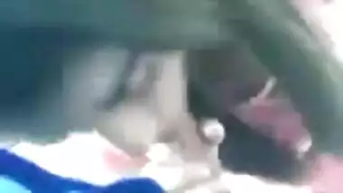 Hot Punjabi girl sucking the dick in the staircase