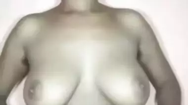 Naughty village girl selfie striptease show