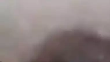 Cute girlfriend video call to lover shows big boobs