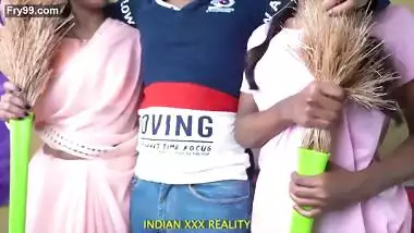 Desi village hot threesome fucking