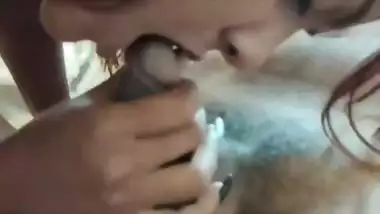 Horny girl seduces the waiter and fucks him hard