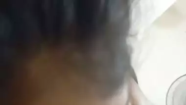Tattooed girl jerking dick and viral Indian blowjob