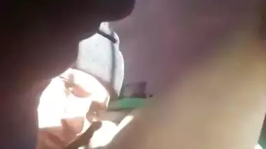 Eating and drilling chut of desi friend