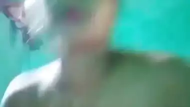 Girlfriend dress change and nude show for lover