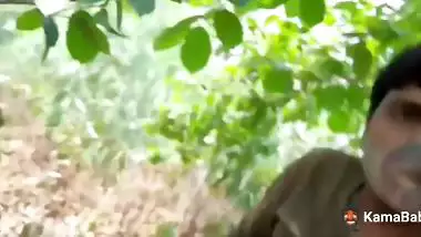 Desi sex video of a village couple fucking in the forest