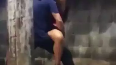 Outdoor quickie sex action has been caught on livecam