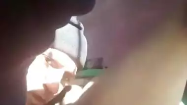 Eating and drilling chut of desi friend