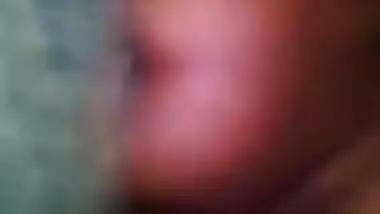 Desi nude wife caught and pressing boobs by hubby