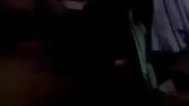 Desi couple enjoying blowjob sex at night