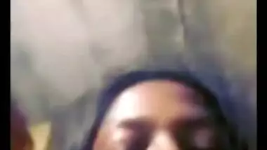 Desi enjoying nude video call with BF