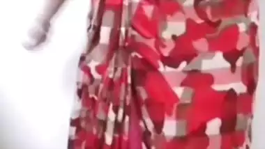 Sexy Indian wife striptease show on live cam