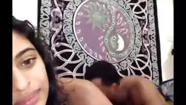 Indian girl from Chennai showing her big round...