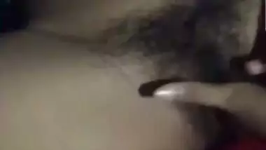 Indian fingering ex-girlfriend video call at night