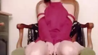 Undressing with masturbation