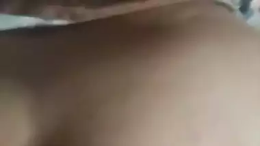 Quick doggy style sex of a big-ass lady