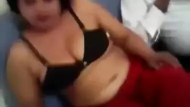 Busty Desi beauty wants sex and tries to draw husband's attention