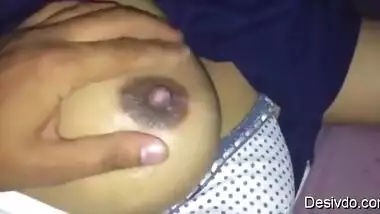 Desi wife milky boobs lactating and squirting by hubby