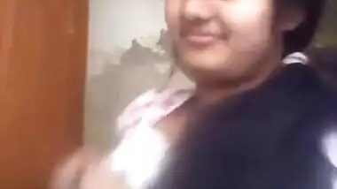 Desi teen having webcam sex with her lover