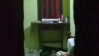 Mom wearing nighty after showing naked boobs