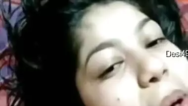 Today Exclusive- Sexy Bhabhi Showing Her Pussy On Video Call